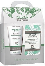 Набор - Kalliston Donkey Milk (h/cr/50ml + soap/100g) — фото N1