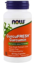 Духи, Парфюмерия, косметика Натуральная добавка Куркумин, 60 растительных капсул - Now Foods Curcu.Fresh Curcumin