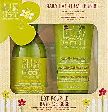 Набор для младенцев - Little Green Baby Bathtime Bundle (shmp/240ml + b/lot/180ml) — фото N1