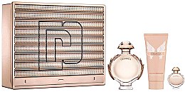 Парфумерія, косметика Paco Rabanne Olympea - Набір (edp/80ml + b/lot/100ml + edp/6ml)