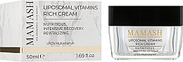 Духи, Парфюмерия, косметика Обогащенный крем-бальзам для лица - Mamash Liposomal Vitamins Rich Cream
