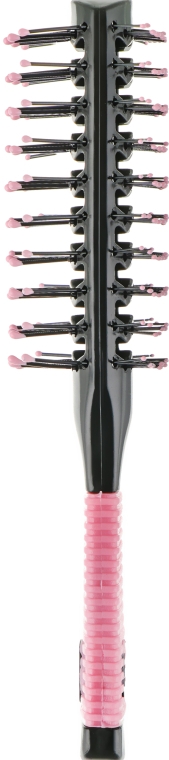 Щетка для волос двусторонняя продувная, С0247, розовая - Rapira — фото N2