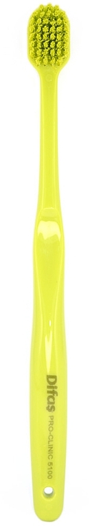 Зубная щетка "Ultra Soft" 512063, салатовая с салатовой щетиной, в кейсе - Difas Pro-Clinic 5100 — фото N2