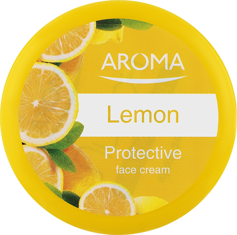 Захисний крем для обличчя з лимоном - Aroma Protective Lemon Face Cream — фото N1