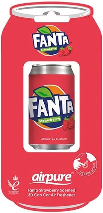 Автомобільний освіжувач повітря "Фанта полуниця" - Airpure Car Vent Clip Air Freshener Fanta Strawberry — фото N1