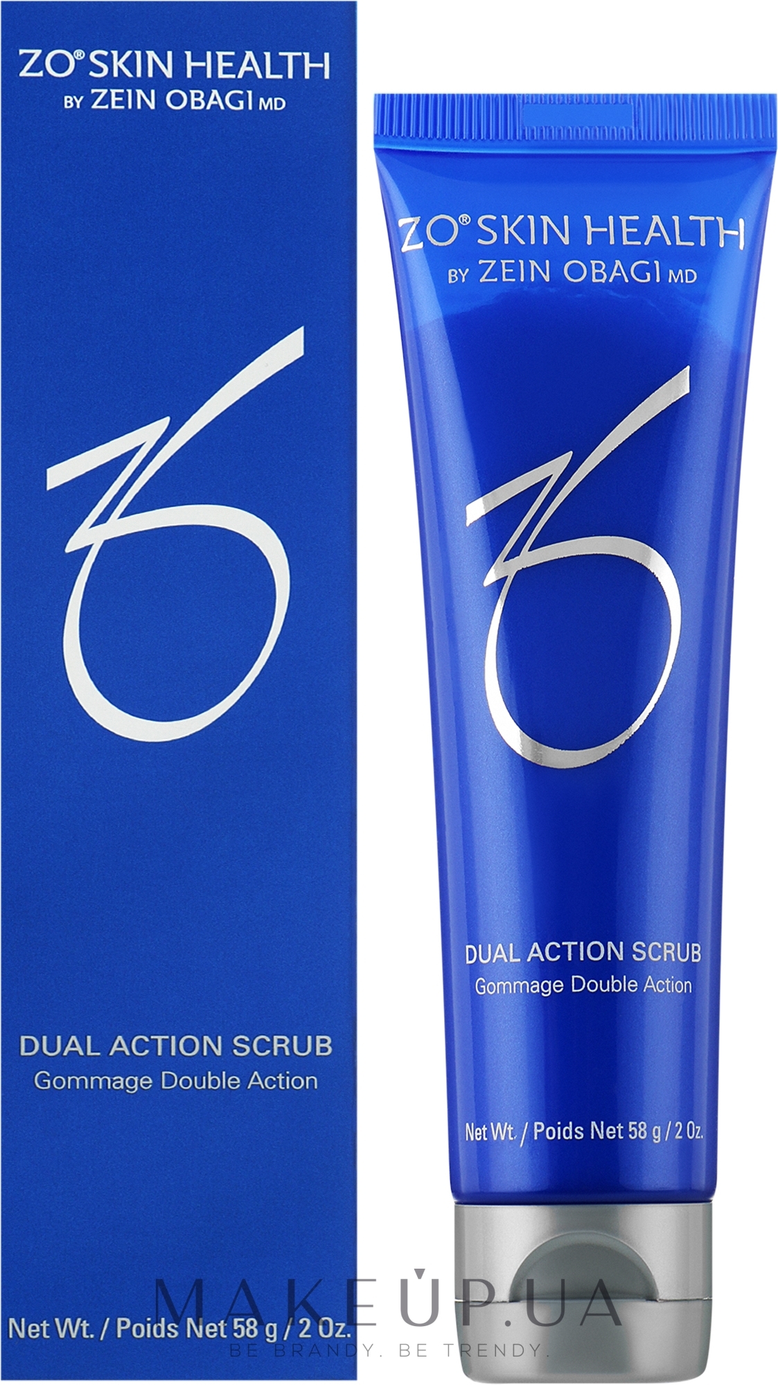 Скраб для нормальной и жирной кожи лица, склонной к акне - Zein Obagi Zo Skin Health Dual Action Scrub — фото 58g