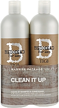 Набор - Tigi Bed Head For Men Dense Up (shamp/750ml + cond/750ml) — фото N1