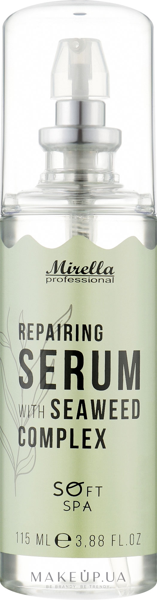 Сироватка з комплексом морських водоростей для відновлення волосся - Mirella Professional Soft SPA Repairing Serum — фото 115ml