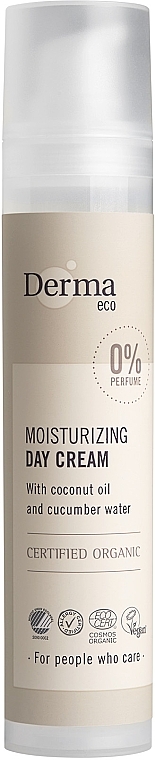 Зволожувальний денний крем для обличчя - Derma Eco Moisturizing Day Cream — фото N1