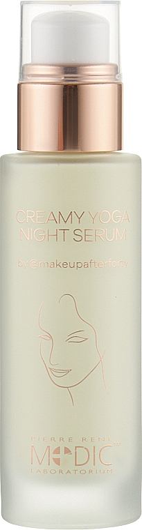 Сироватка для обличчя "Нічна" - Pierre Rene Creamy Yoga Night Serum — фото N1