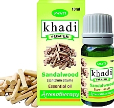 Духи, Парфюмерия, косметика Чистое эфирное масло "Сандаловое дерево" - Khadi Swati Premium Pure 100% Essential Oil Sandalwood