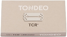 Лезвия для бритвы, 40 мм, 10 шт. - Tondeo TCR+ Blades — фото N1