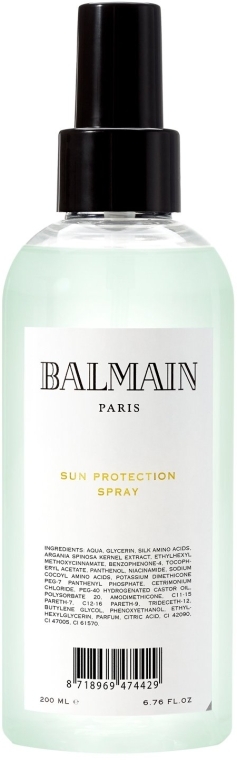 Сонцезахисний спрей для волосся - Balmain Paris Hair Couture Sun Protection Spray — фото N1