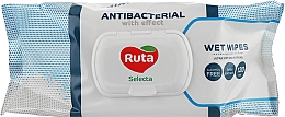 Парфумерія, косметика Вологі серветки з антибактеріальним ефектом з клапаном, 120 шт. - Ruta Selecta