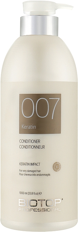 Кондиціонер для волосся з кератином - Biotop 007 Keratin Conditioner — фото N2
