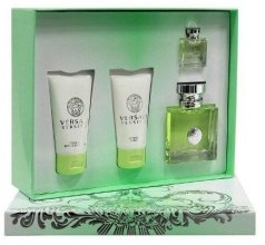 Духи, Парфюмерия, косметика Versace Versense - Набор (edt 50ml + edt 5ml + b/l 50ml + sh/g 50ml)