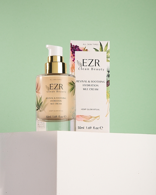 Ламеллярный крем для лица - EZR Clean Beauty Revival & Soothing Hydration Mle Cream — фото N3