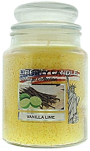 Парфумерія, косметика Ароматична свічка "Ваніль і лайм" - Liberty Candles Vanilla Lime