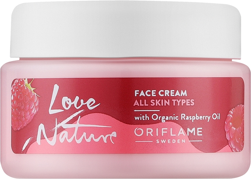 Крем для обличчя з органічною олією малини - Oriflame Love Nature Sweet Delights Face Cream — фото N1