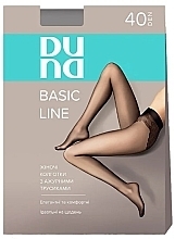 УЦІНКА Колготки жіночі "Basic Line", 40 Den, бежеві - Duna * — фото N1