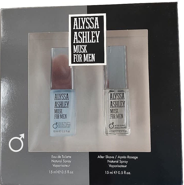 Alyssa Ashley Musk For Men - Набор (edt/15 + ash/15ml) — фото N1
