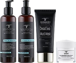 Духи, Парфюмерия, косметика Набор для нормальной кожи - Mamash Organic Beauty Line (gel/200ml + tonic/200ml + mask/100ml + cr/50ml)