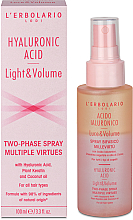 Двофазний спрей для волосся - L'Erbolario Hyaluronic Acid Two-phase Spray Multiple Virtues — фото N2