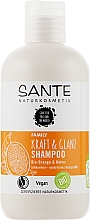 Биошампунь для всей семьи укрепляющий "Апельсин и кокос" - Sante Family Kraft & Glanz Shampoo — фото N1