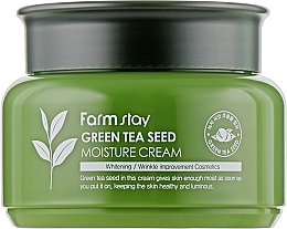 Зволожувальний крем із зеленим чаєм - FarmStay Green Tea Seed Moisture Cream — фото N1