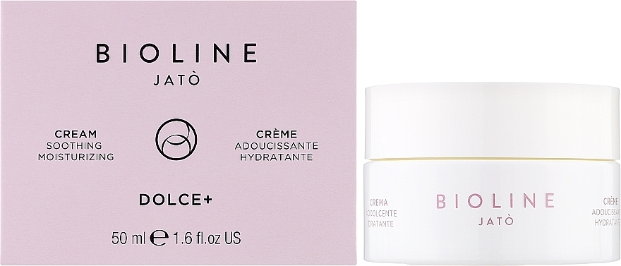 Крем заспокійливий, зволожувальний для обличчя - Bioline Jato Dolce+ Cream Soothing Moisturizing — фото N2