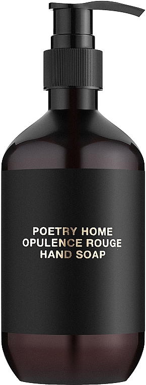 Poetry Home Opulence Rouge - Рідке парфумоване мило — фото N1
