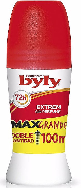 Роликовый дезодорант - Byly Extrem Max Deo 75H Roll-On — фото N1
