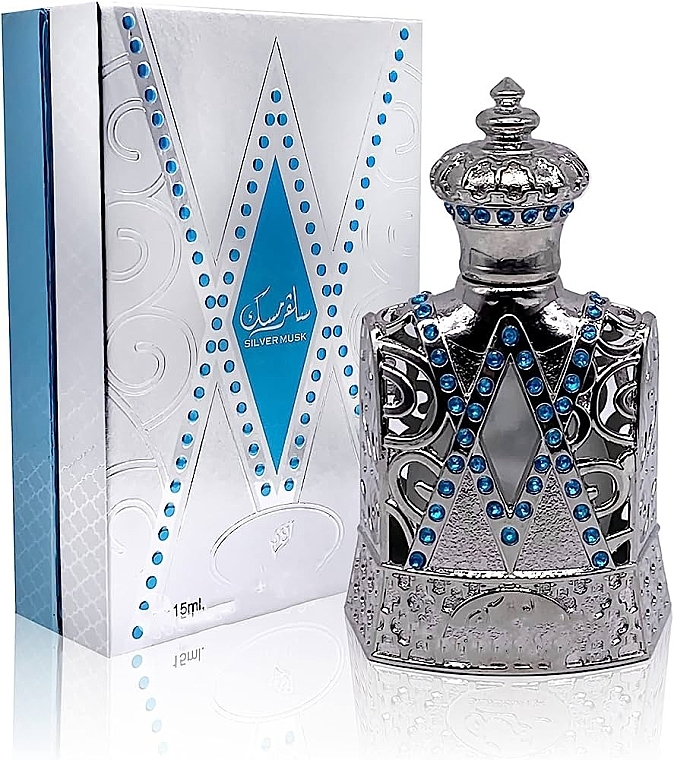 Afnan Perfumes Silver Musk - Масляные духи — фото N2