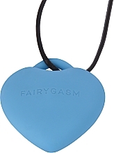 Мини-вибратор, ожерелье, синий - Fairygasm PleasureStone — фото N2