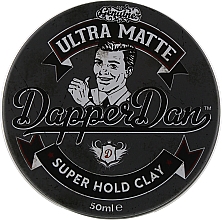 Глина для укладання волосся матова - Dapper Dan Ultra Matte Super Hold Clay — фото N1