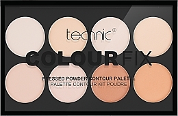 Духи, Парфюмерия, косметика Палетка для контурирования - Technic Cosmetics Colour Fix Pressed Powder Contour Palette