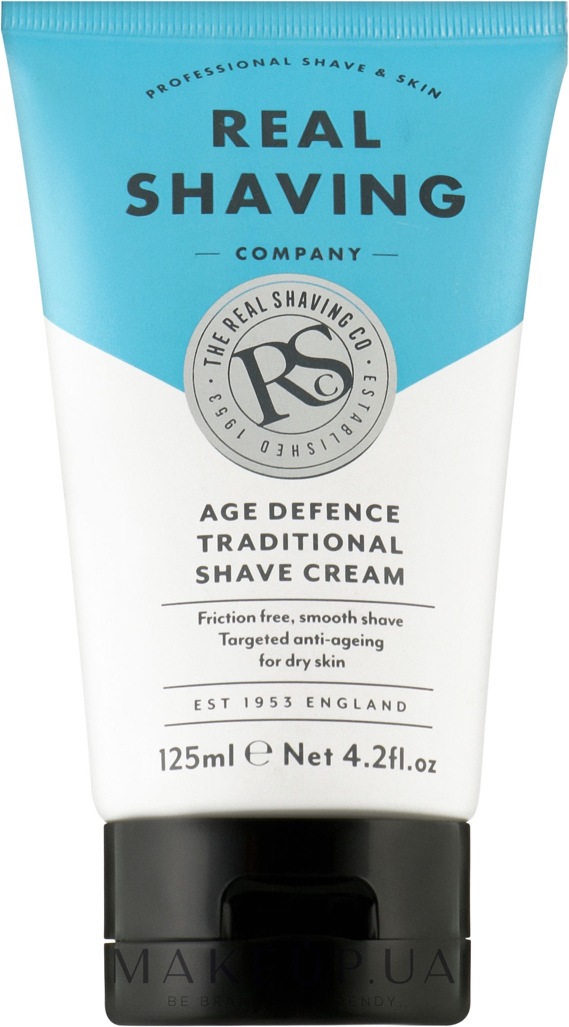 Традиційний крем для гоління - The Real Shaving Co. Age Defence Traditional Shave Cream — фото 125ml