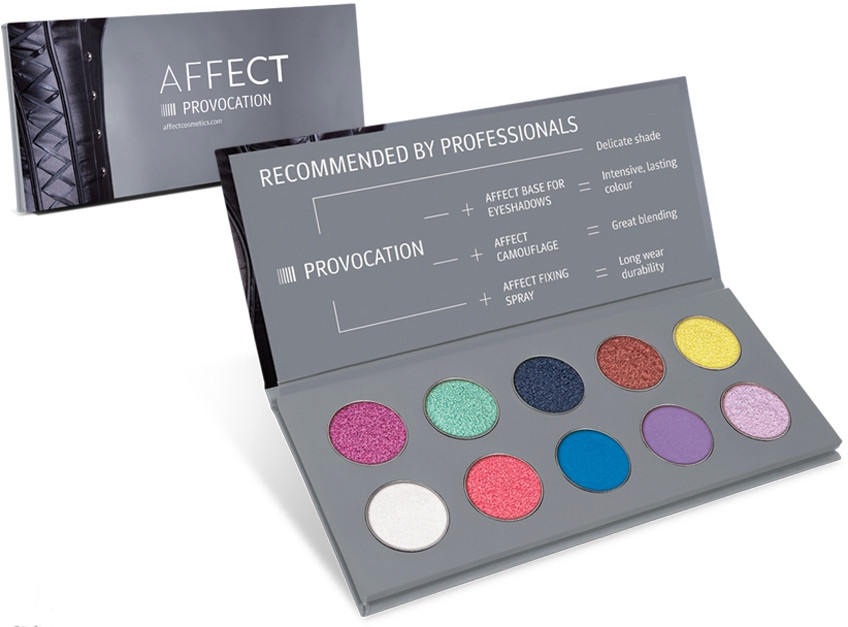 Палетка прессованных теней для век - Affect Cosmetics Provocation Eyeshadow Palette — фото N2