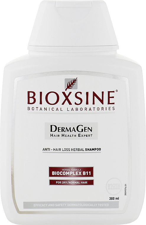 Шампунь рослинний проти випадіння для нормального і сухого волосся - Biota Bioxsine Shampoo — фото N3