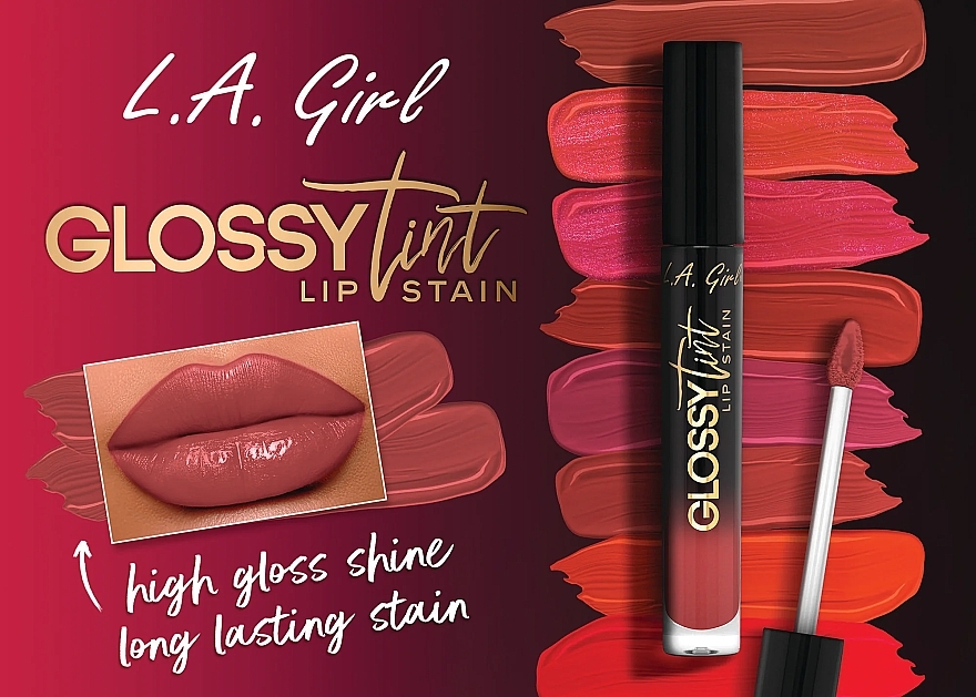 Тинт для губ - L.A. Girl Glossy Tint Lip Stain — фото N7