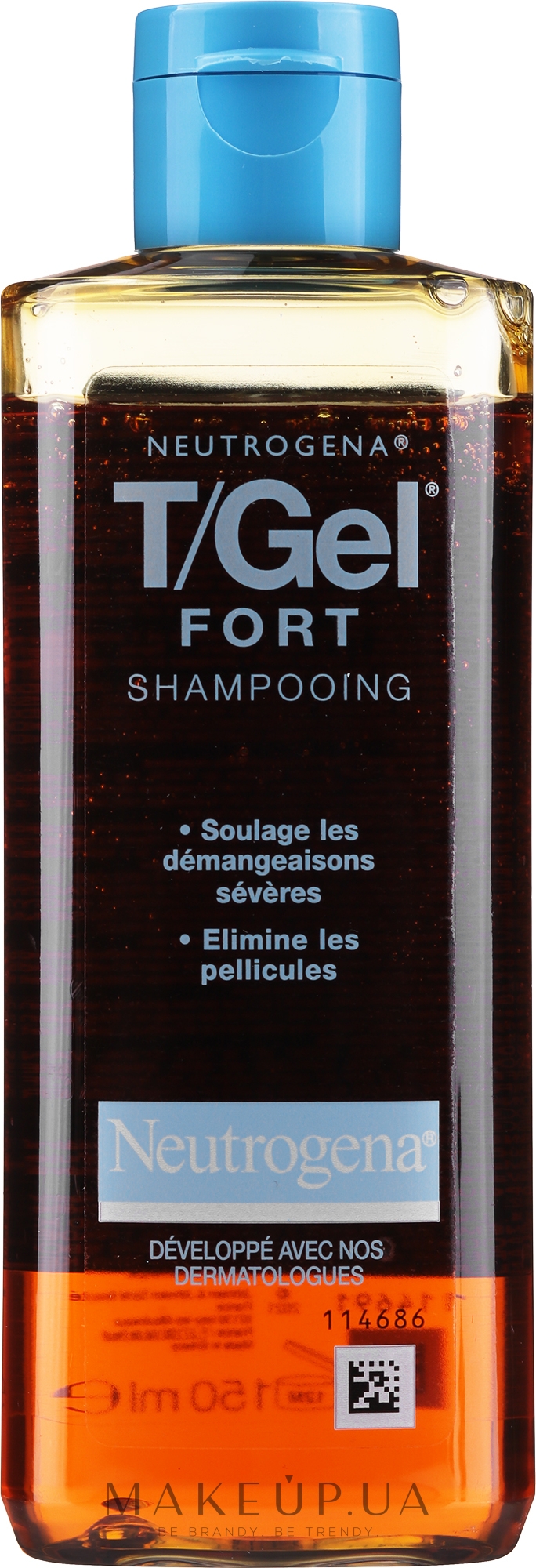 Шампунь проти лупи для сухої шкіри голови - Neutrogena T/Gel Fort Shampoo — фото 150ml