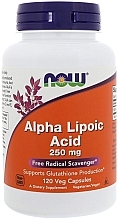 Парфумерія, косметика Альфа-ліпоєва кислота, 250 мг, капсули - Now Foods Alpha Lipoic Acid