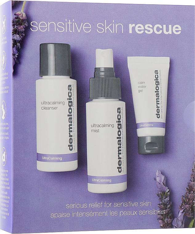 Набор - Dermalogica Sensitive Skin Rescue (gel/50ml + spray/50ml + gel/15ml) — фото N1