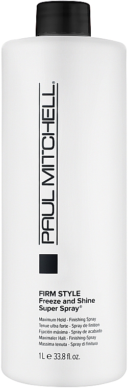 Спрей для укладки сильной фиксации "Заморозка и блеск" - Paul Mitchell Firm Style Freeze & Shine Super Spray — фото N2
