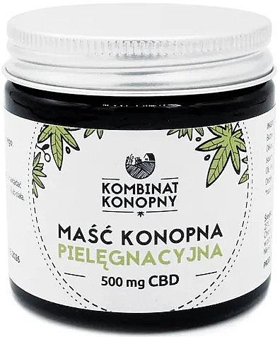 Конопляная мазь для кожи лица и тела - Kombinat Konopny 500 mg CBD — фото N1