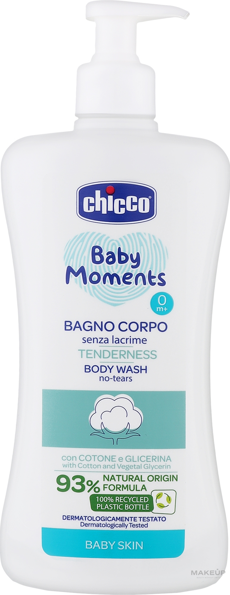 Нежный гель для купания - Chicco Baby Moments Tenderness Body Wash — фото 500ml