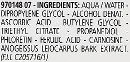 Антиоксидантна сироватка для обличчя - Carita Les Precis 10% Vitamine C [+] Dipeptides Concentre — фото N4