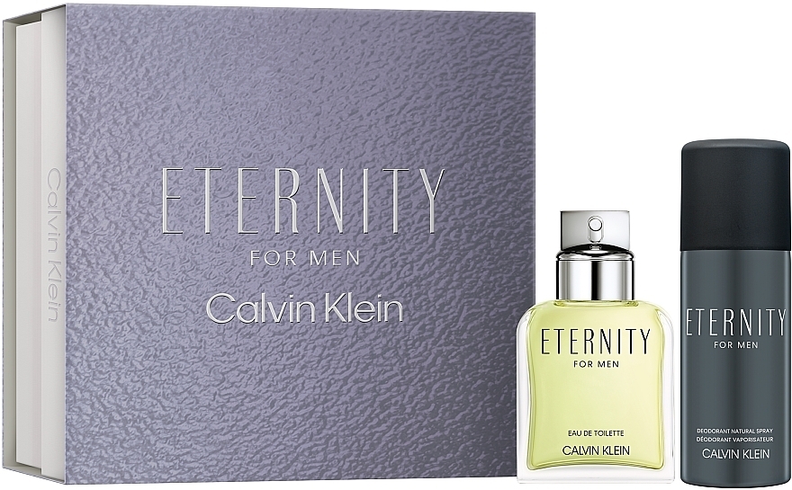 Calvin Klein Eternity For Men - Набор (edt/100ml + deo/150ml) — фото N2