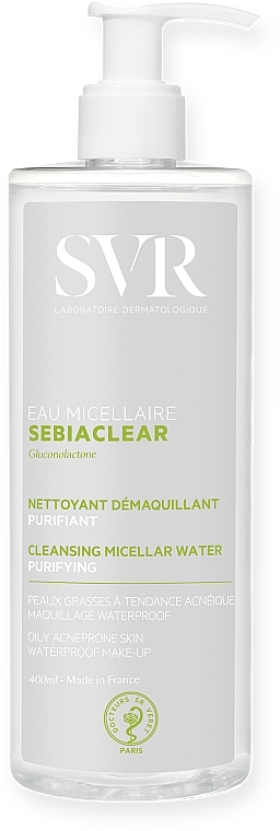 Очищающая мицеллярная вода - SVR Sebiaclear Purifying Cleansing Water