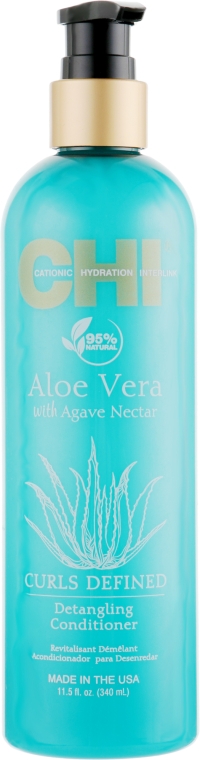 Кондиционер для распутывания волос Чи Алоэ Вера - CHI Aloe Vera Detangling Conditioner — фото N3